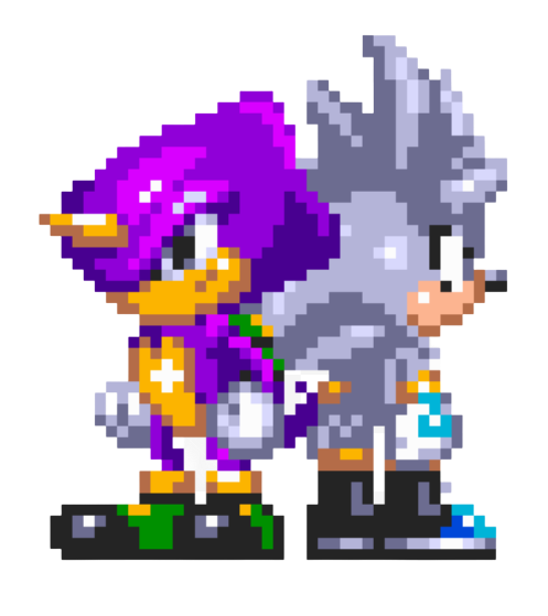 Espio And Silver {YOUTUBE LOGO}