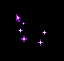 Purple Gothic Sparkle Cursor