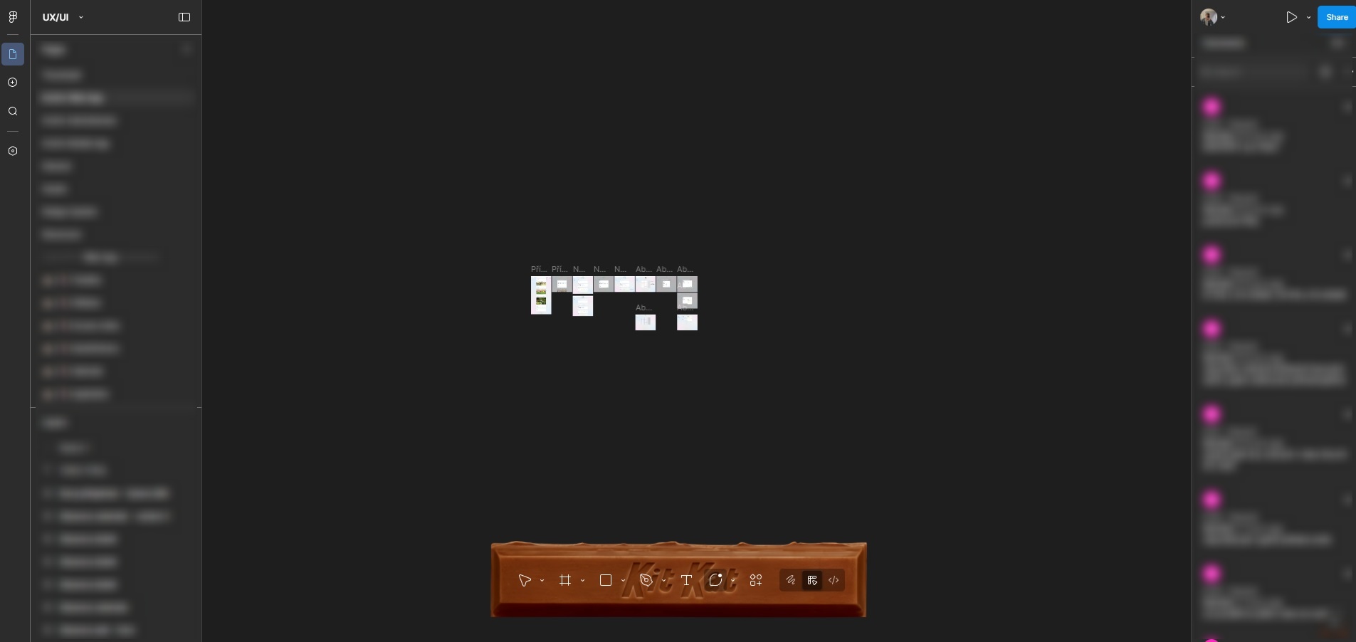 Figma Kitkat toolbar