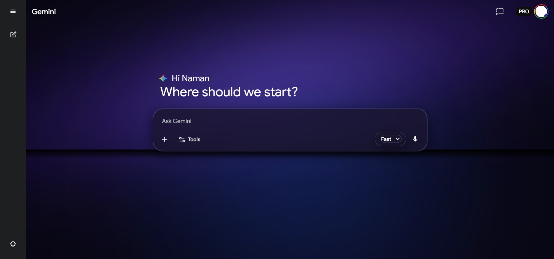 Gemini Gradient Ether Theme