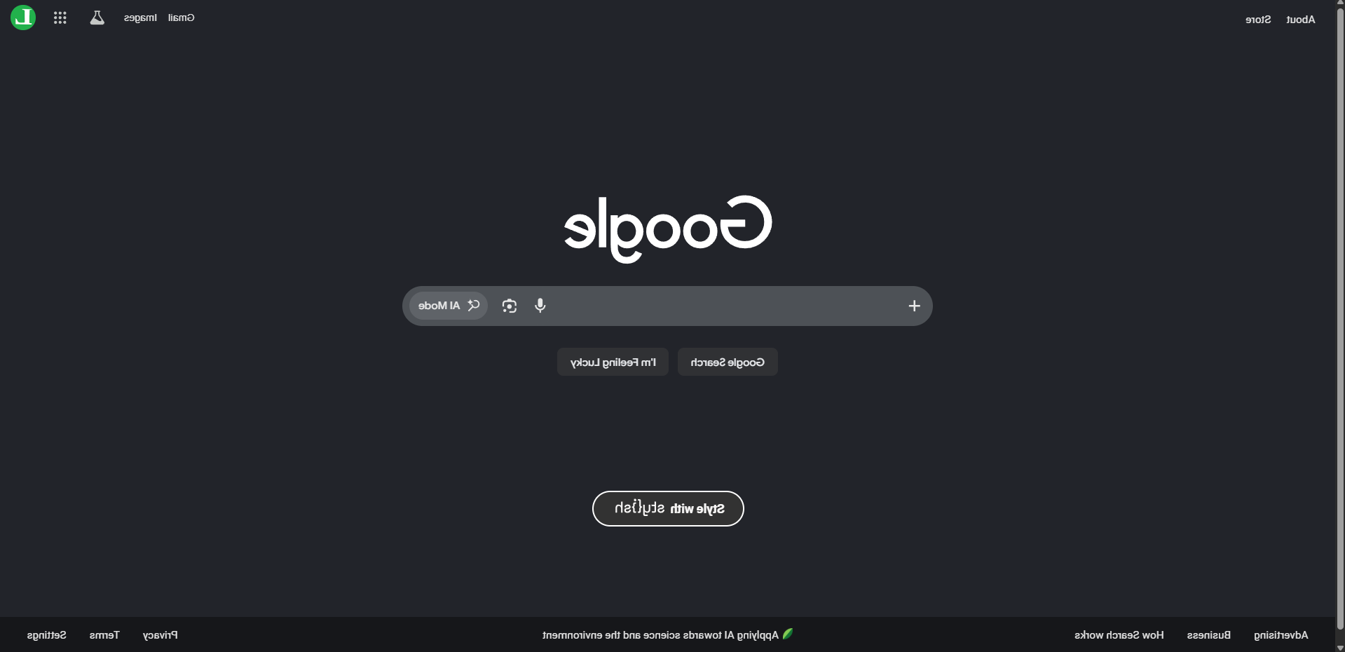 Make every website backwards