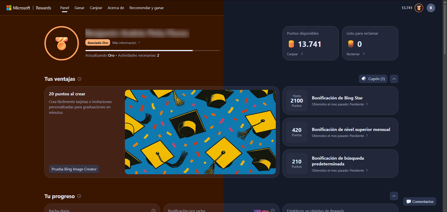 Dark Orange Microsoft Rewards