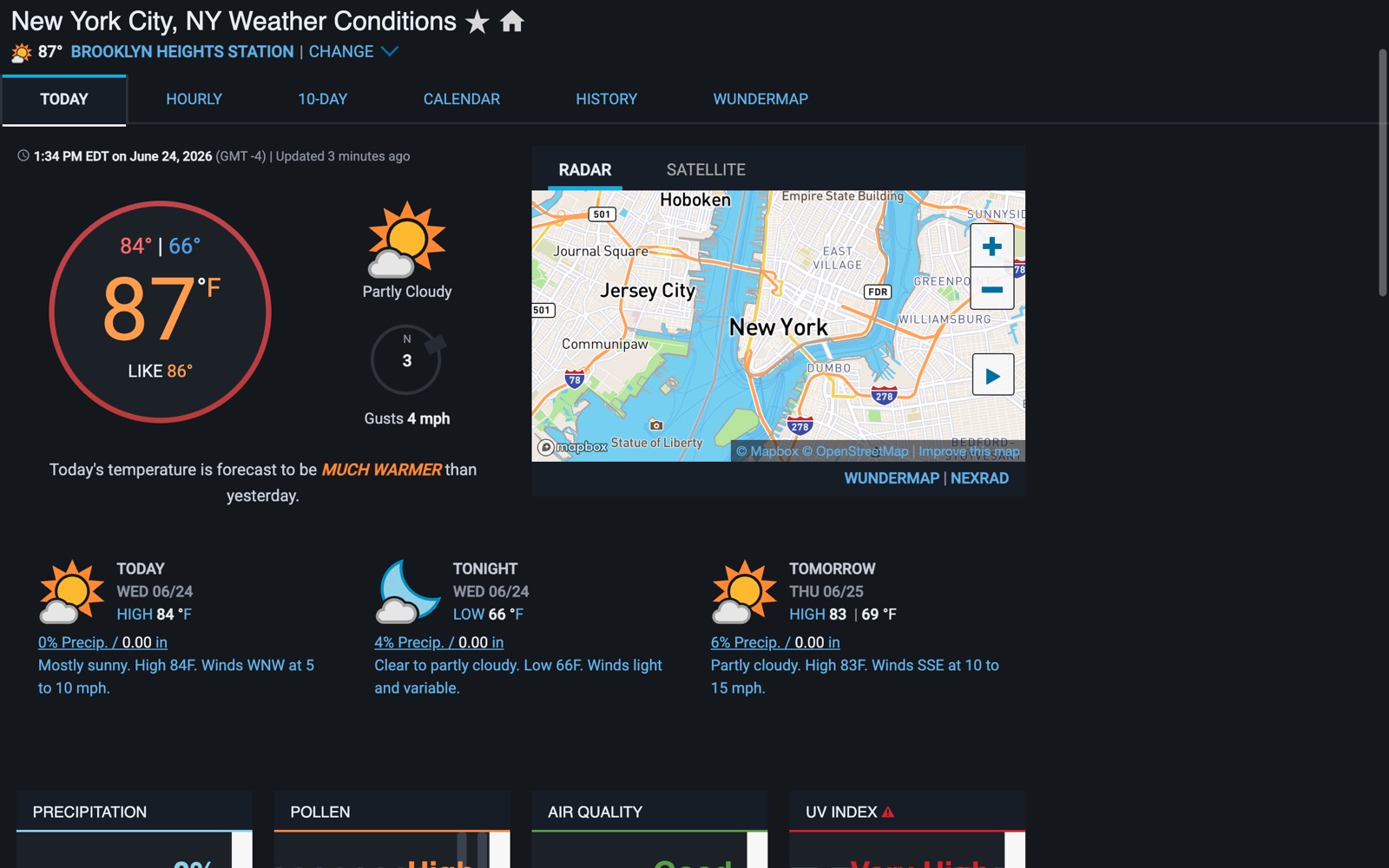 Wunderground Dark 2026