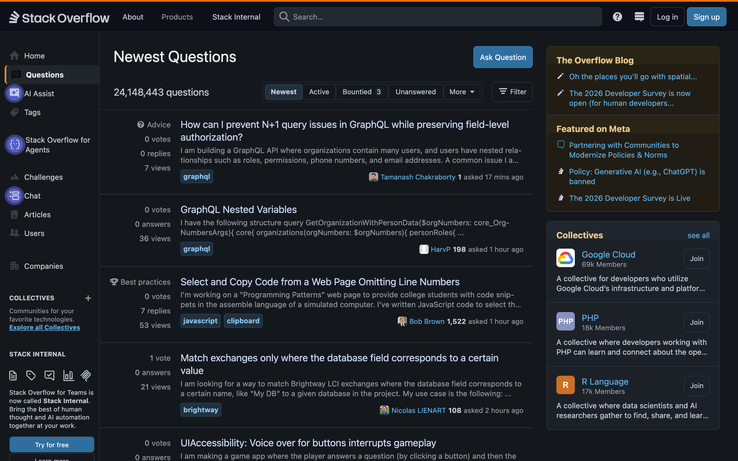 StackExchange Dark 2026