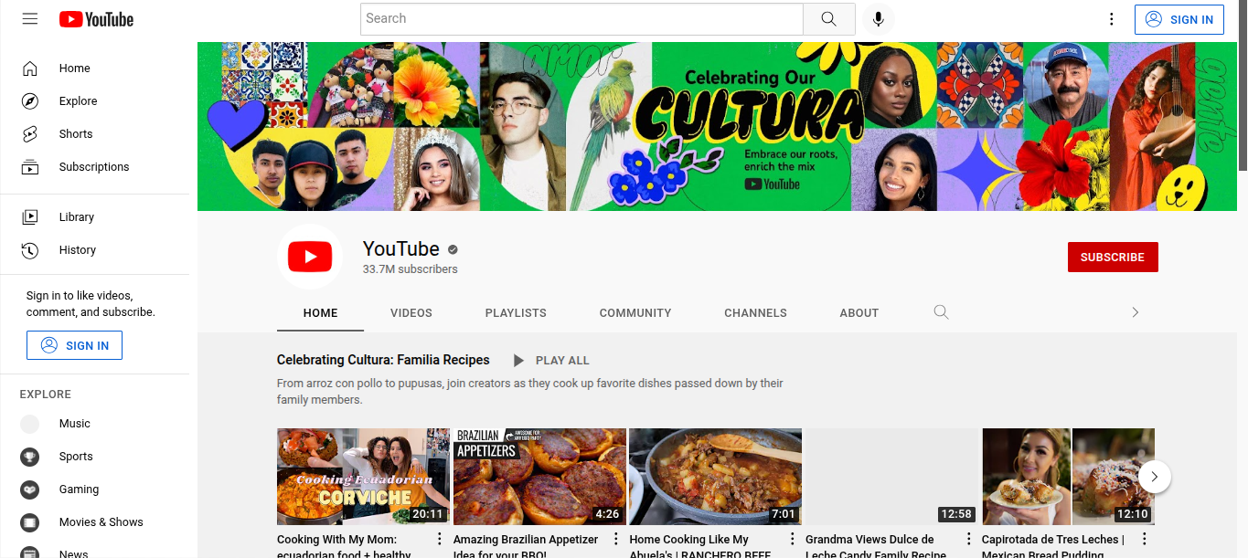 Old 2021 YouTube layout (read description)