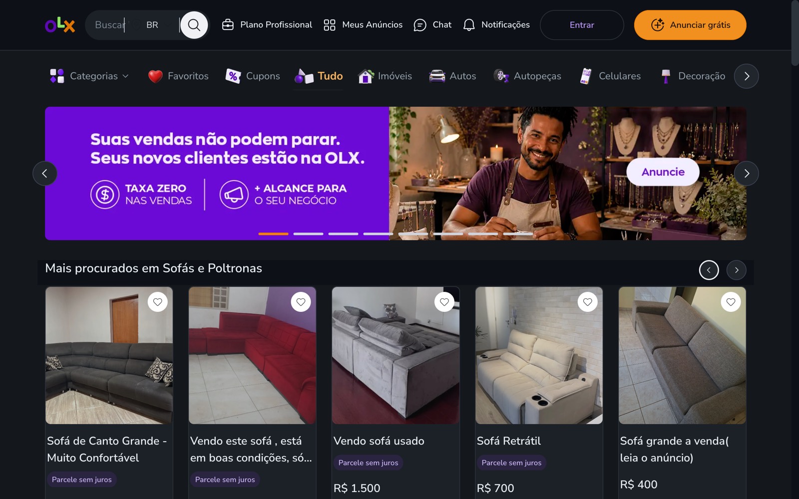 OLX Brasil Dark