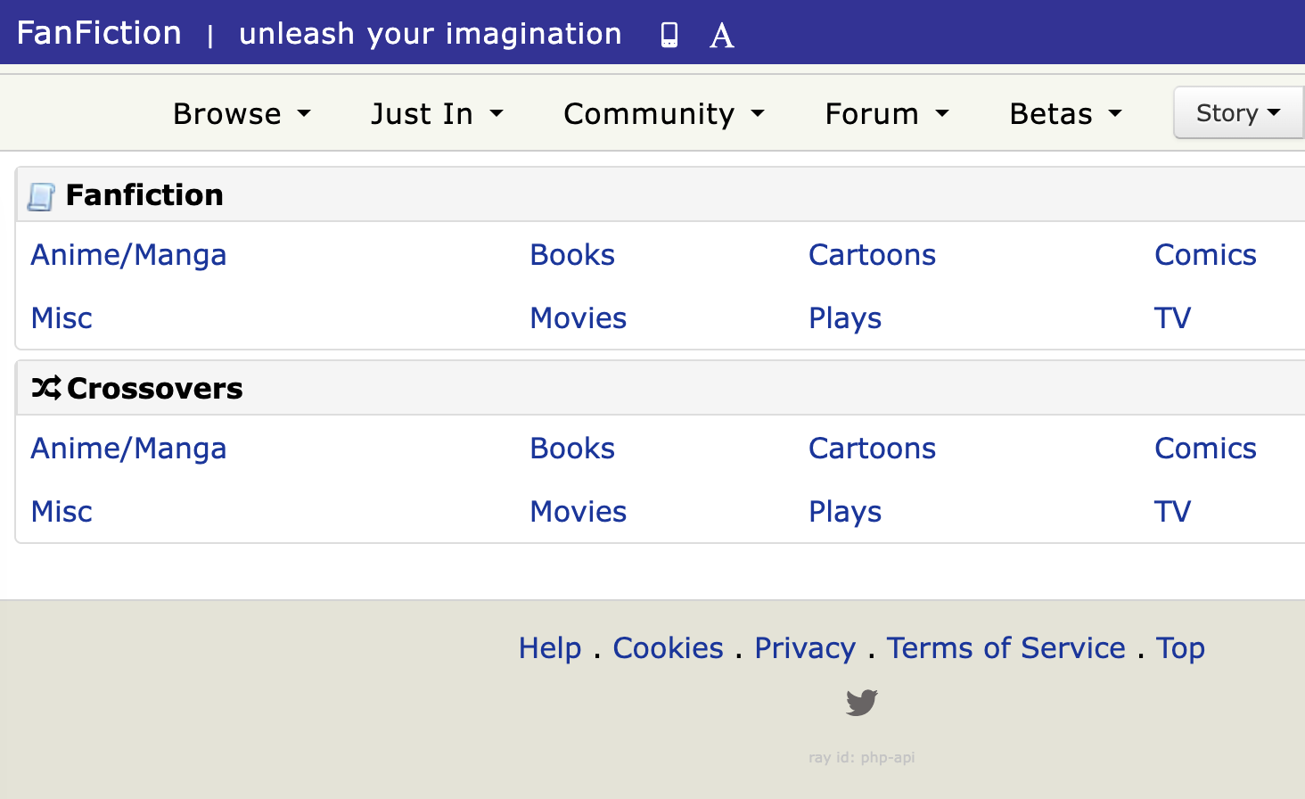 fanfiction ui font