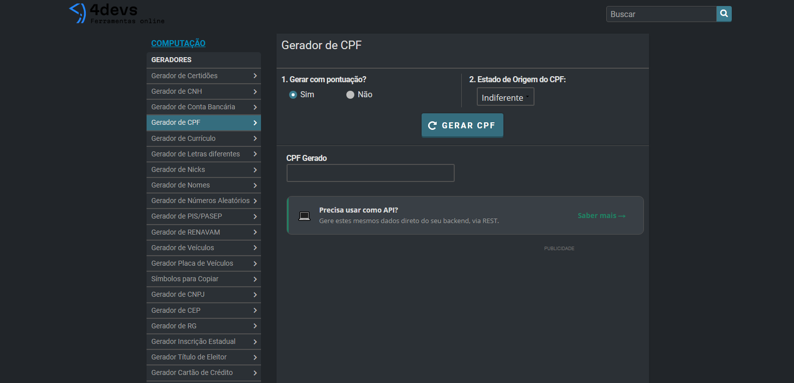 4devs.com.br - dark mode