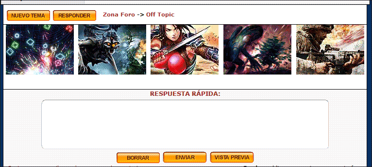 Dejar sólo imágenes en "Lo más Nuevo en Merista