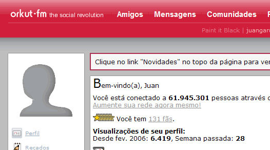 last.fm Orkut Red Style