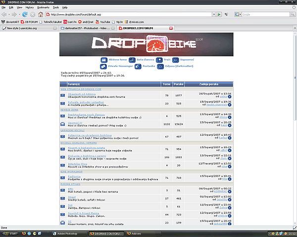 Dropbike forum Blue skin