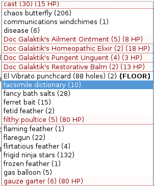 KoL - Label El Vibrato Items