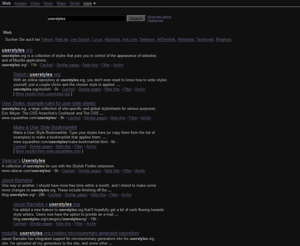Liqube Night (Firefox)