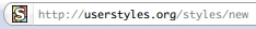 URL Bar Fixed-Width Font