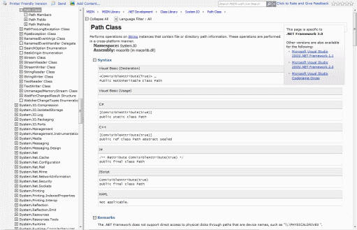 Huddled MSDN2