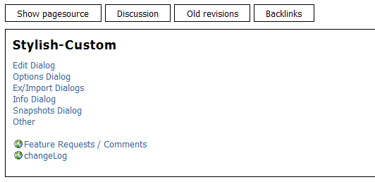 스타일리시 커스텀  설명서 - 글꼴 변경