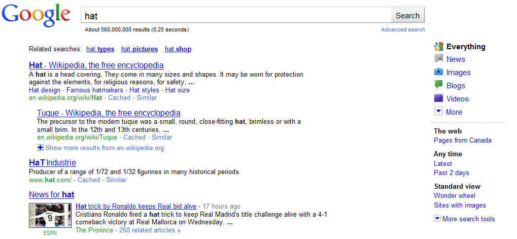 Google - Change new layout