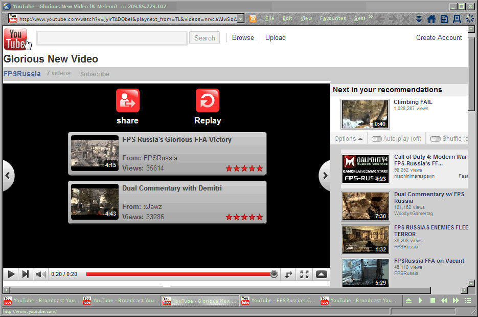 YouTube Serenity