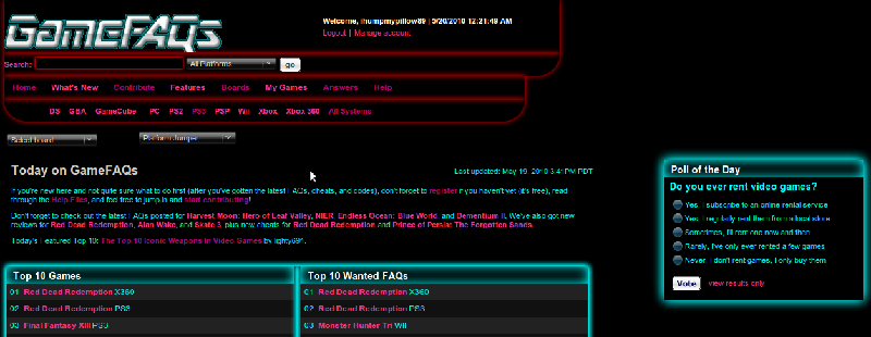 GameFAQs - PBCSS