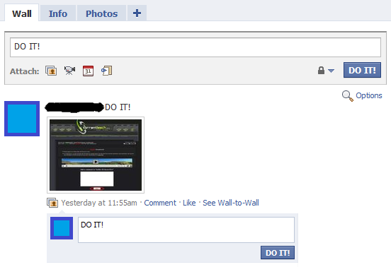 Facebook - DO IT!