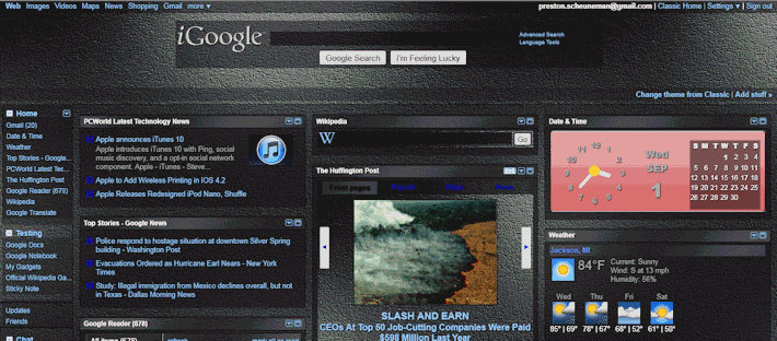 Google - Dark Static, transparency