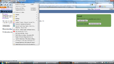 Bookmarks Scrollbar