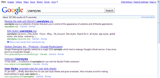 Google Light/Slim 2010