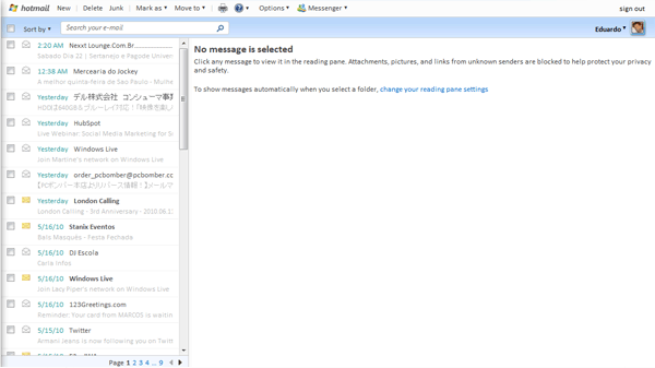 Hotmail - Tweaked and optimized, no ads and +++