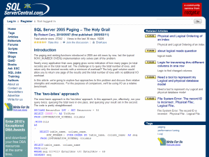 sqlservercentral.com - Read Article without Regist
