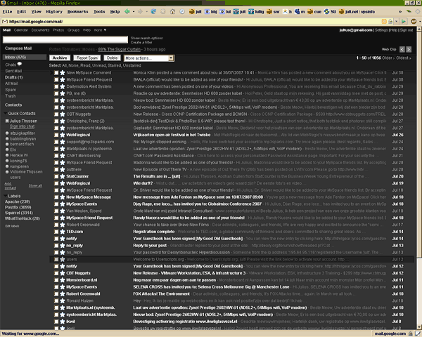 Gmail Dark-Grey No-Nonsense