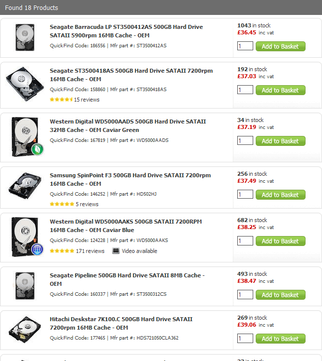 ebuyer.com — tighter product lists