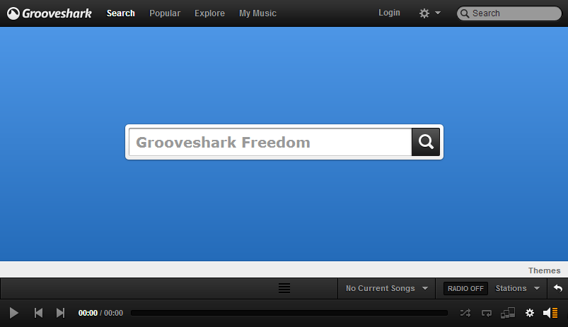 Grooveshark Retro Freedom