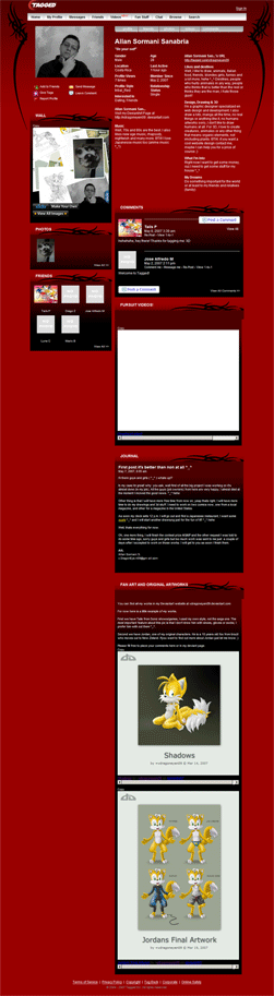 Remove ads from Tagged.com
