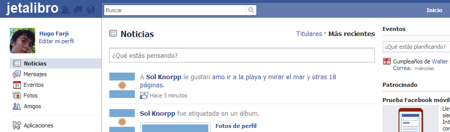 logo en facebook "jetalibro"