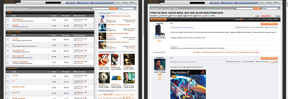 Forum UOL Jogos - Widescreen