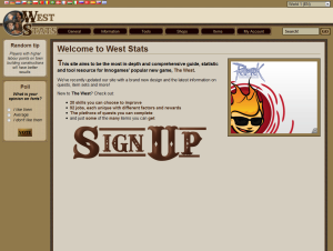 The-West-Stats - Banner removal (since 2010-05-28)