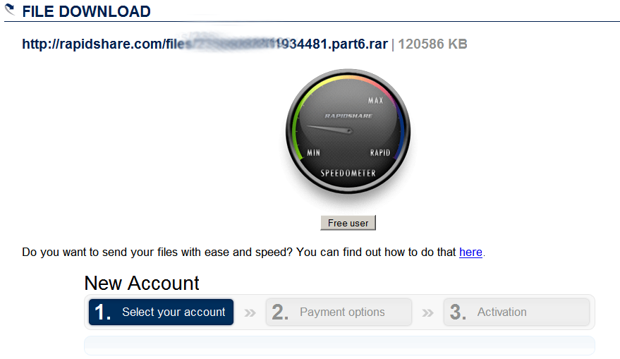 Rapidshare - Hide Premium Download Button