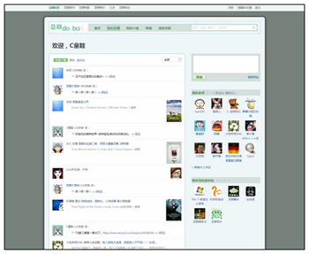 Douban - 圆角灰底