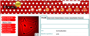 Spickmich - White polka dots on red