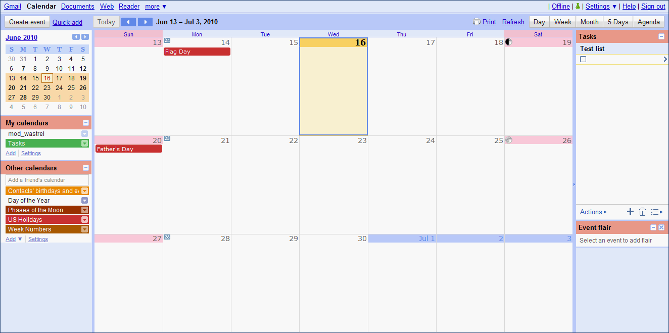 GCal: more color, highlighting, other stuff