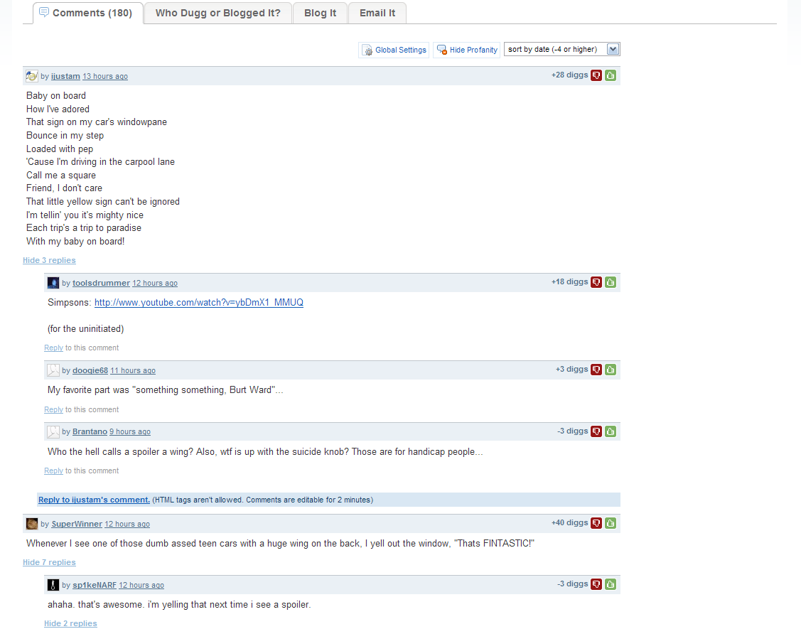 Digg ClearComments
