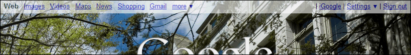 Google: bg img w/see-thru nav bar
