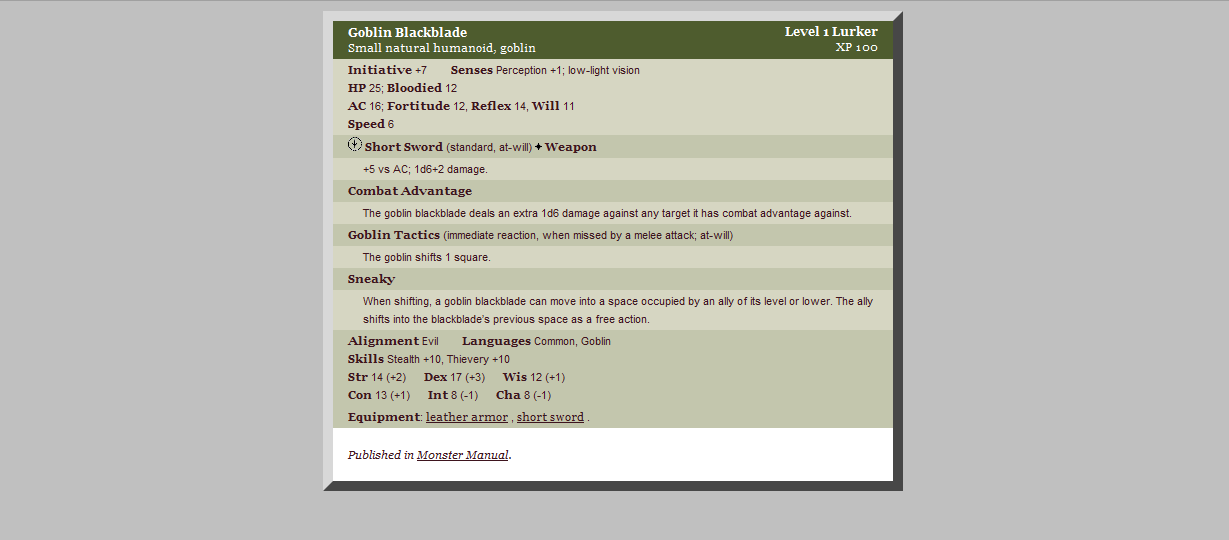 D&DI Compendium - Raised Thingum