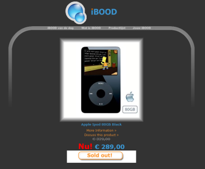 iBood - Dark Grey Redesign