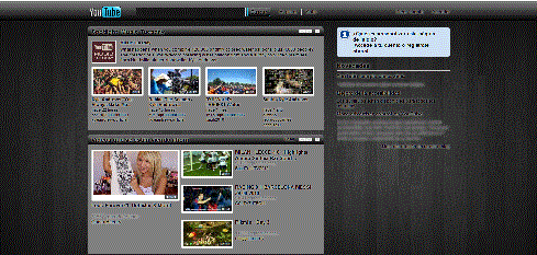 Youtube Black & Gray  With Cursor Black