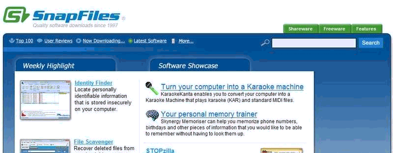 snapfiles.com - Remove ads et. al