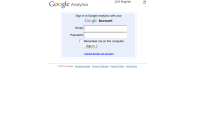 Google Accounts logon minimized