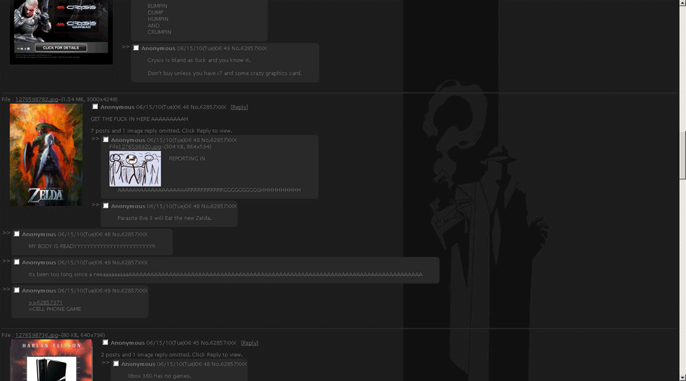 Dark 4chan Theme with The Question