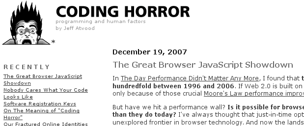 Coding Horror