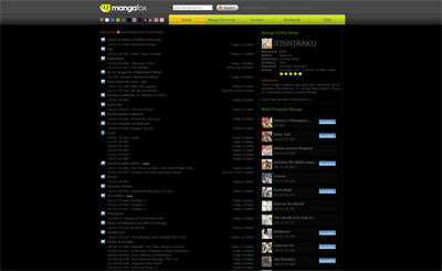 MangaFox - Clean Black with Search